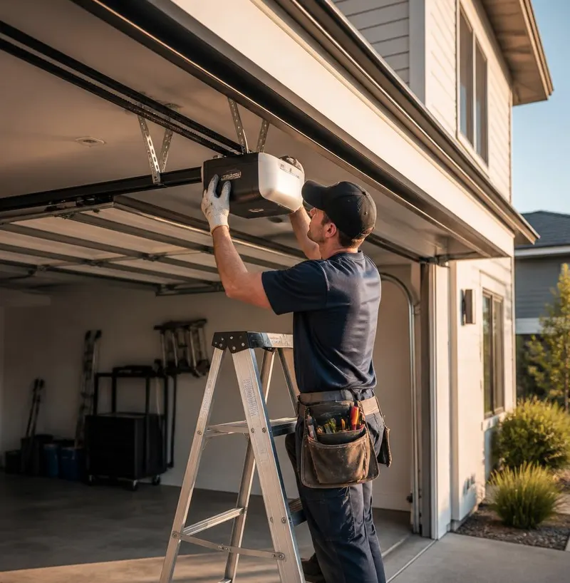 Off Track Door Repair in Oxford